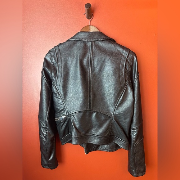 Women’s REAL LEATHER Jacket, BLANKNYC. Size L. Black. - Picture 2 of 7